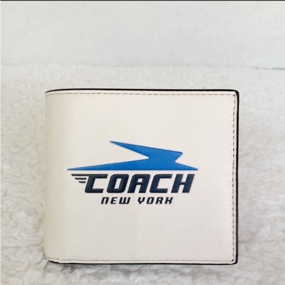 NWT Coach 3 in 1 Leather Wallet with Coach Motif and ID Card Insert - Picture 4 of 13